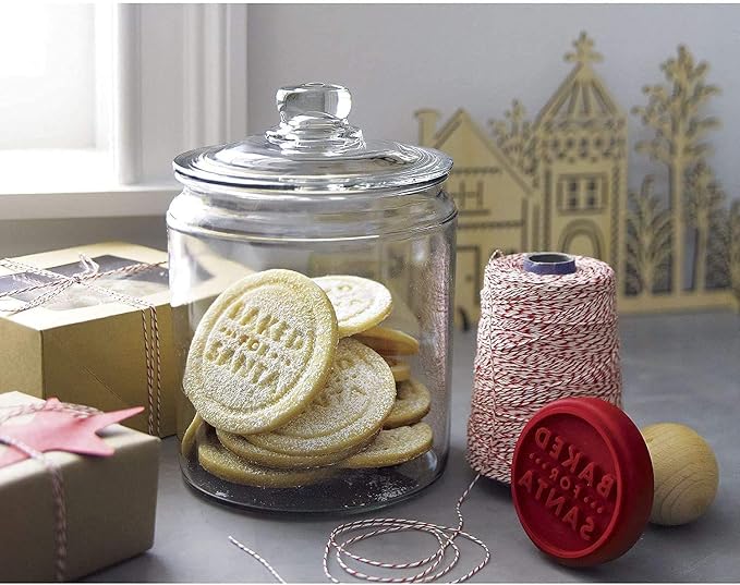 Le’raze 3pc Canister Sets for Kitchen Counter + Labels & Marker - Glass Cookie Jars with Airtight Lids - Food Storage Containers with Lids Airtight for Pantry - Flour, Sugar, Coffee, Christmas gift. - Image 4