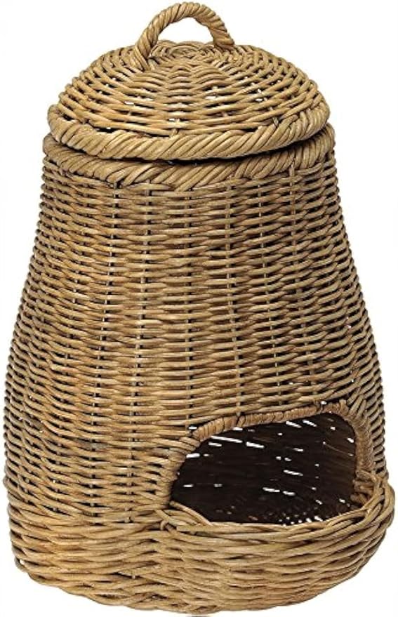 KOUBOO Wicker Onion Potato Storage Basket – Perfect for Kitchen Counter & Vegetable Keeper Organizer Baskets | Boho Decor Kitchen Essentials, Medium, Brown by KOUBOO