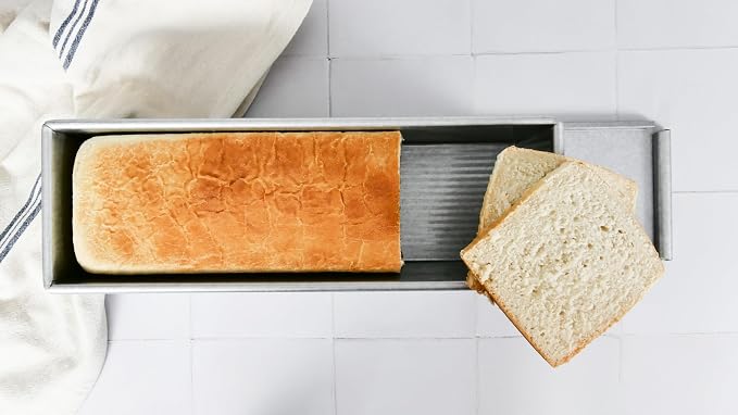 USA Pan Pullman Loaf Pan with Cover, Large w Set of 2, 13 x 4 (Pack of 3) - Image 2