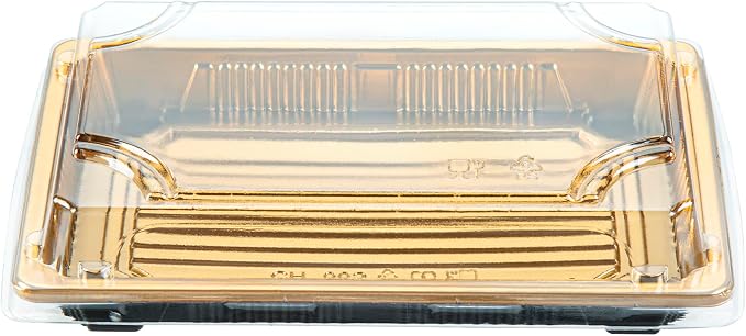 Restaurantware Plastic Sushi Trays 100 Pack of 7 x 4.9 x 1.57 Inch With Clear Lids Leak-Resistant Sushi Take Out Boxes Stackable Containers For Grab-And-Go - Image 12