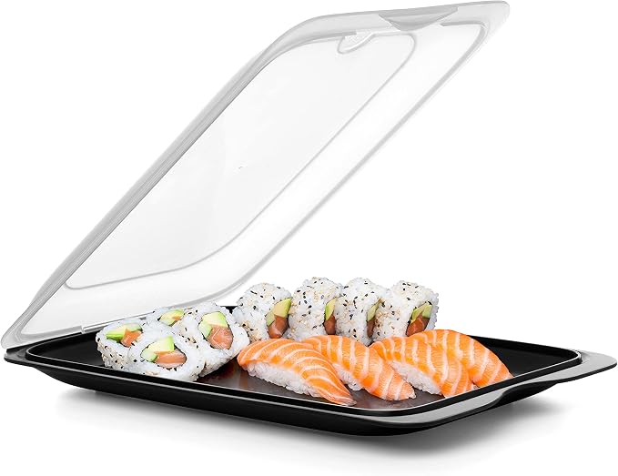 TATAY Set of 3 Pieces Cold Cuts & Meats Storage Fresh, BPA Free, Reusables, Stackables, Dishwasher & MWO, Measures 17 cm x 3.2 cm x 25.2 cm - Image 2