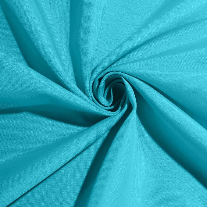 Efavormart Premium Cloth Napkins Set of 100, 20x20 Inch Turquoise Seamless Dinner Napkins, Washable Linen Table Napkin Cloth with Hemmed Edges for Weddings, Party and Banquet - Image 2