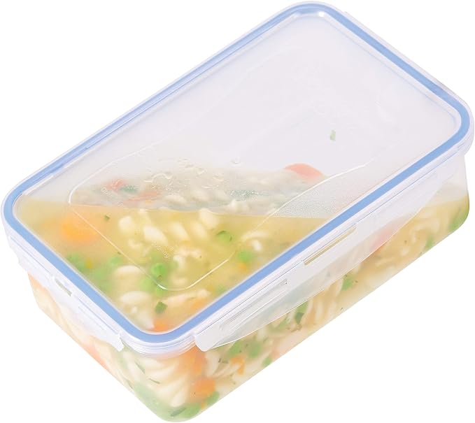 Lock & Lock Airtight Food Storage Containers with Lids, 38-Piece Set | BPA-Free, Airtight Seal, Dishwasher Safe, Great for Pantry Organization and Meal Prep, in Clear - Image 10