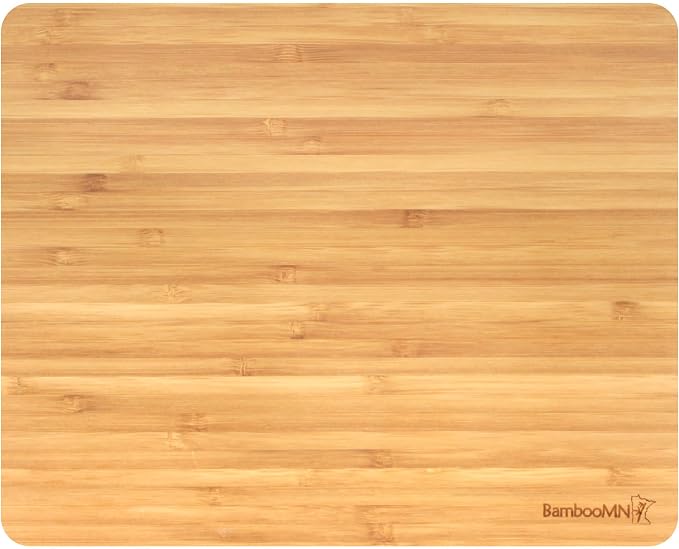BambooMN Organic Bamboo Serving Tray, Vanity, Tea, Appetizers, Snacks, Charcuterie Board, Rounded Edges, 11"x8.9"x0.6" - 10 Trays - Image 2
