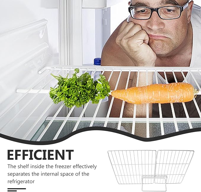 BESTYASH Freezer Separator Fridge Shelf Organizer Metal Shelf Separator Iron Divider Freezer Divider Wire Organizer For Store Supermarket - Image 2