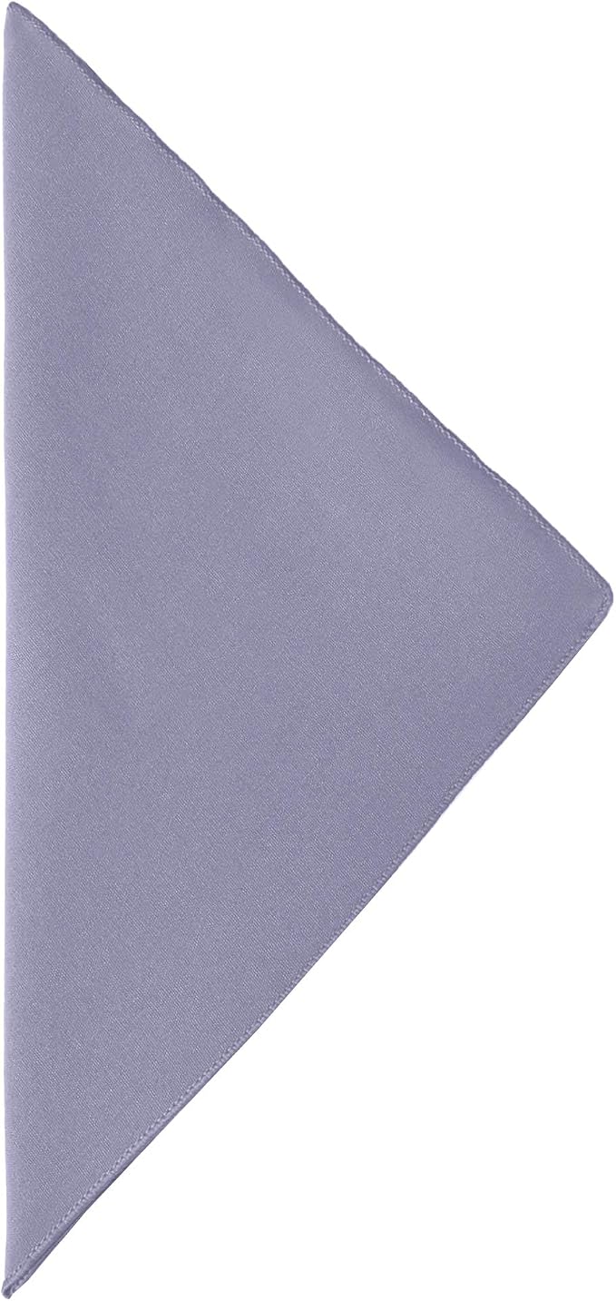 17x17-Inch Cotton-Feel Cloth Napkins, Lilac, Set of 120 | Bulk Case of 10 Dozen, Square, 100% Spun Polyester Fabric, MJS-Spun Construction, Cotton-Like Hand, Machine Washable, Purple - Image 2