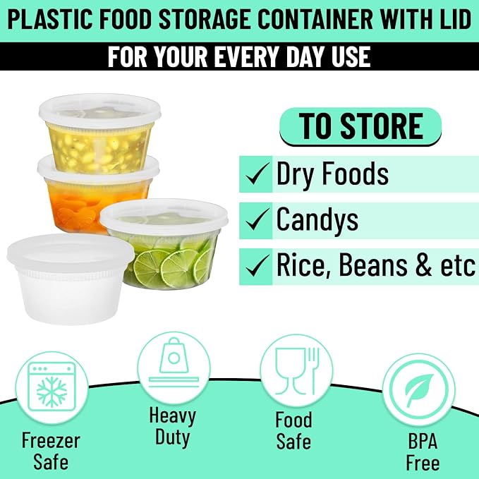 Pactiv/Newspring YL2512 Delitainers [240] 24 oz Deli Containers With Airtight Lids, Food Storage/Soup Containers… - Image 5