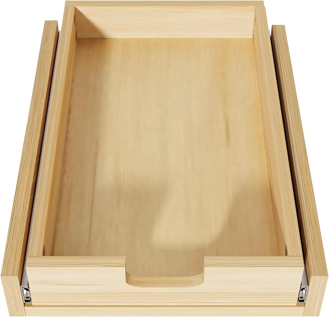 Pull Out Cabinet Organizer, 14''W×21''D Sliding Drawers for Cabinets, Soft Close Slide Out Wooden Pull out Drawers, Base Cabinet Organization for Kitchen, Pantry, Bathroom - Image 2