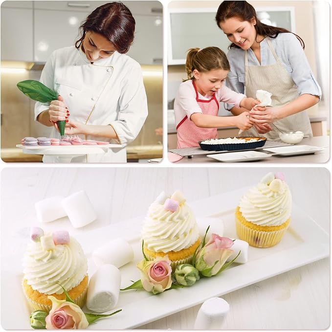 Cake Decorating Kit,Piping Bags and Tips Set,Cake Decorating Supplies,Frosting Piping Kit,Cake Baking Supplies for Beginners (488PCS) - Image 5