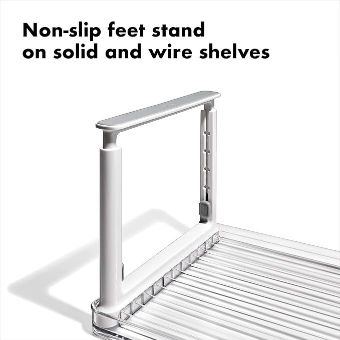 OXO Good Grips Adjustable Fridge Shelf Riser - Image 3