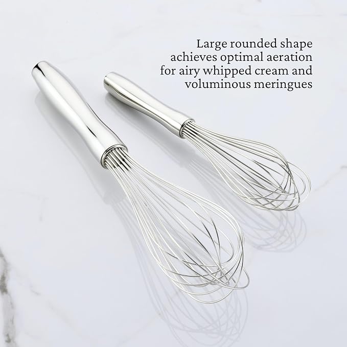 Hestan Provisions Chef's Tools, Balloon Whisk, (9-Inch), Artisan-Polished Stainless Steel - Image 4