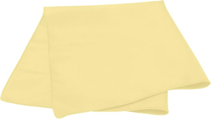 17x17-Inch Polyester Cloth Napkins, Cornsilk, Set of 120 | Bulk Case of 10 Dozen, Square, Seamless, Serged Edges, Machine Washable, Wrinkle-Resistant, Flame-Resistant, Stain-Resistant - Image 2