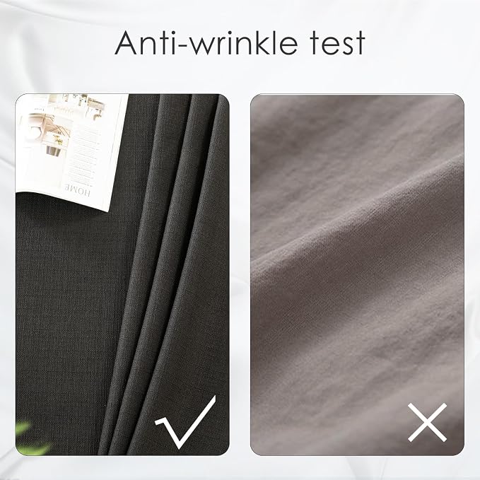 BALCONY & FALCON Rectangle Table Cloth Waterproof Black 85"x57" | Rectangular Washable Wrinkle Resistant Table Cloth Linen Fabric Tablecloths for Dining Party Kitchen Wedding and Outdoor Use - Image 4