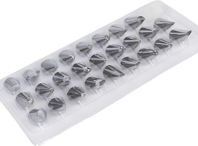 Kitchen Craft Piping Bag and Nozzles Value Cake Decorating Set, 28 Piece, one size, white - Image 4