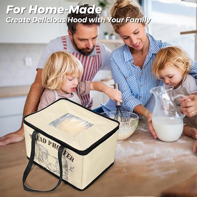 Bread Proofing Box, 50-113°F Dough Fermentation Container | Warming box for home bread, pizza dough, baking and kombucha fermentation projects - Image 7