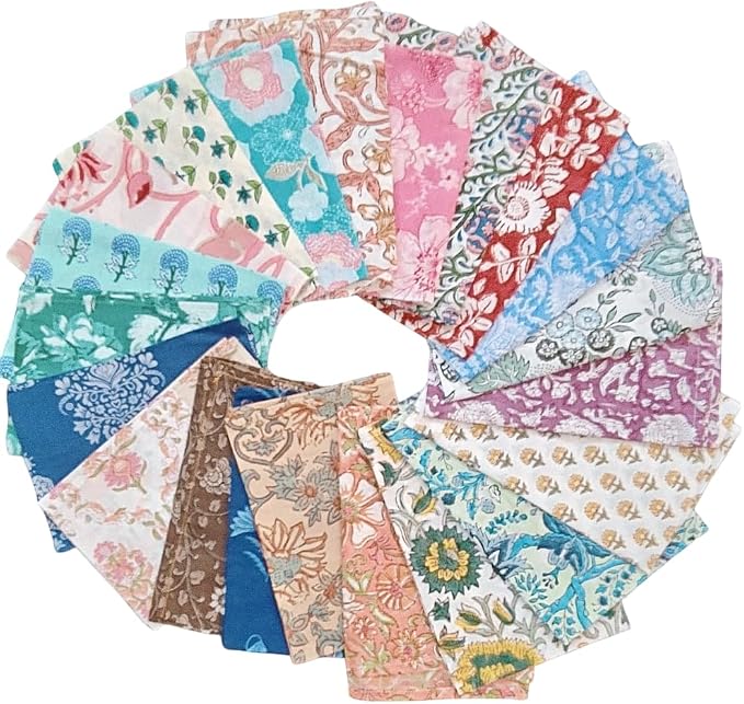 Indian Cotton Cloth Napkin Washable and Reusable for Everyday Use, Wedding, Party, Christmas, Bridal Baby Shower Tea Parties Table Napkins Homedecor Handblock Print 16 X 16 (5) - Image 9