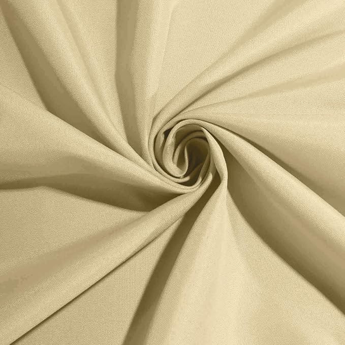 Efavormart Premium Cloth Napkins Set of 10, 20x20 Inch Champagne Seamless Dinner Napkins, Washable Linen Table Napkin Cloth with Hemmed Edges for Weddings, Party and Banquet - Image 3