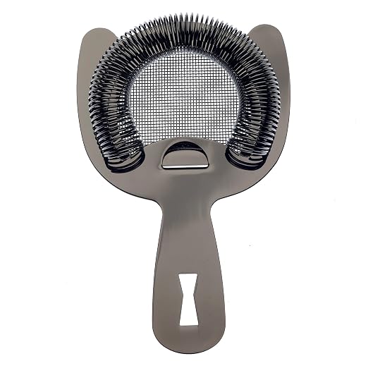 Barfly Fine Mesh Spring Strainer, Black - Image 2