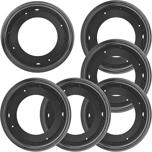 6Packs 12" Lazy Susan Bearing,Heavy Duty Turntable Swivel for Rotating | Thickened steel resists rust & wear,5/16" thickness for stable rotation,360° swivel,ideal for tables,shelves & cabinets by High-PQ