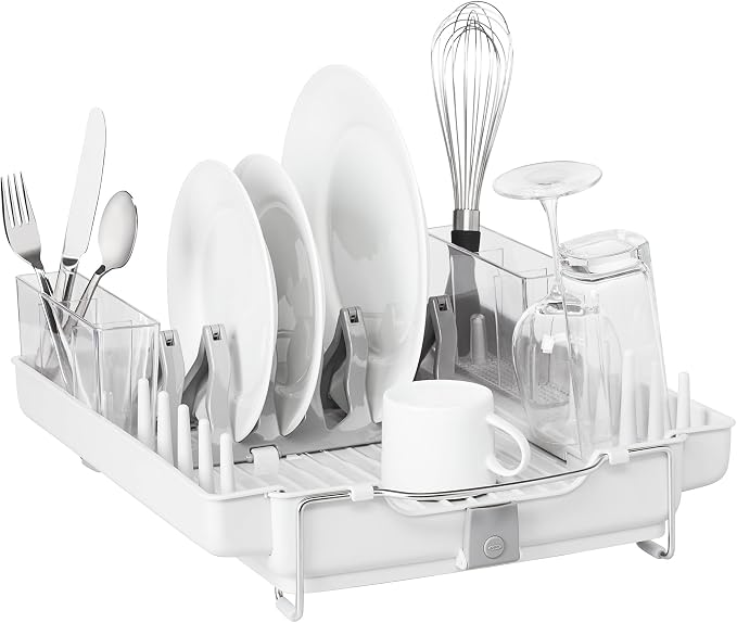 OXO Good Grips Foldaway Dish Rack - Image 7