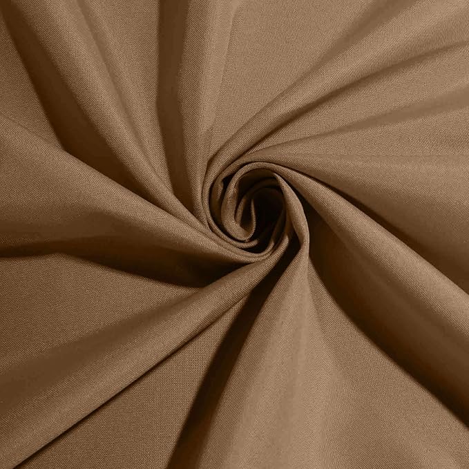 Efavormart Premium Cloth Napkins Set of 10, 20x20 Inch Taupe Seamless Dinner Napkins, Washable Linen Table Napkin Cloth with Hemmed Edges for Weddings, Party and Banquet - Image 3