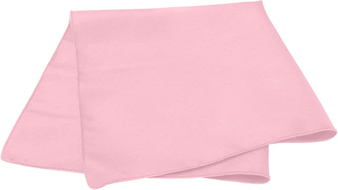 20x20-Inch Polyester Cloth Napkins, Light Pink, Set of 12 - Image 2