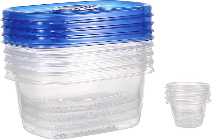 Glad GladWare To-Go Medium Rectangle Snack Containers, 24 Oz, 4 Count, 6-Pk | BPA-free plastic, tight seal, microwave and dishwasher safe, meal prep and lunches - Image 4