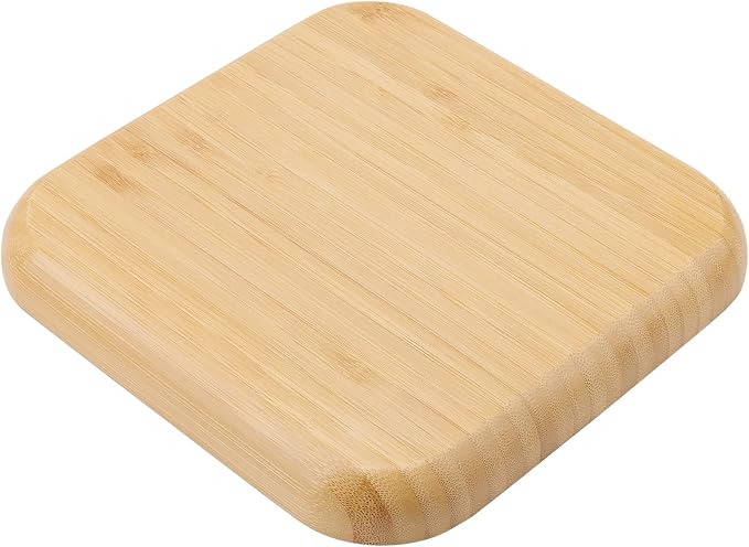JOIKIT 3 Pack 12 Inch Bamboo Platter, Fine Polished Sqaure Wood Plates Bamboo Serving Tray for Holding Fruit, Bread, Cheese, Nut, Coffee, Tea, Plant Saucer - Image 4