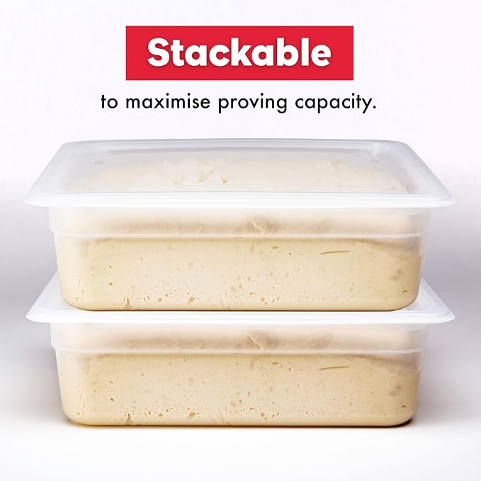 Brod & Taylor Proofing Container With 6L Capacity, Fits Up to 3000 Grams of Dough – Dough Rising Box for Bread, Sourdough & Pizza (Dishwasher Safe, BPA-Free) - Image 7