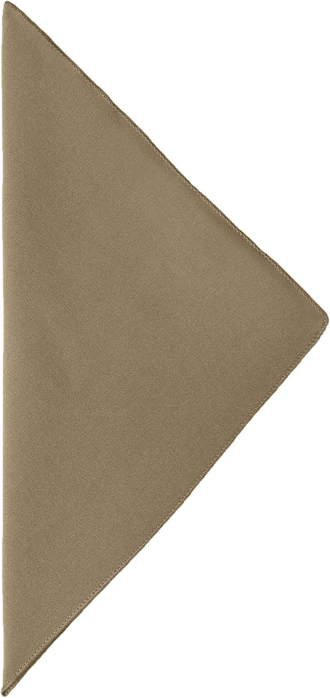 17x17-Inch Cotton-Feel Cloth Napkins, Toast, Set of 36 - Image 2