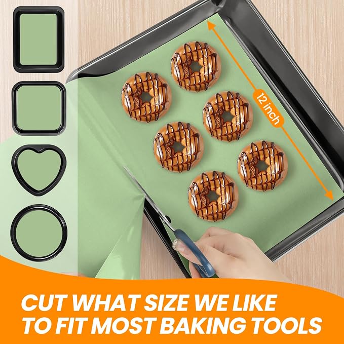 Silicone Baking Mat Roll - Non-stick Pastry Mat, Reusable Dough Rolling Mat Cookie Sheet, Non Slip Countertop Protector Mat, Counter Mat, Oven Mat - Image 3