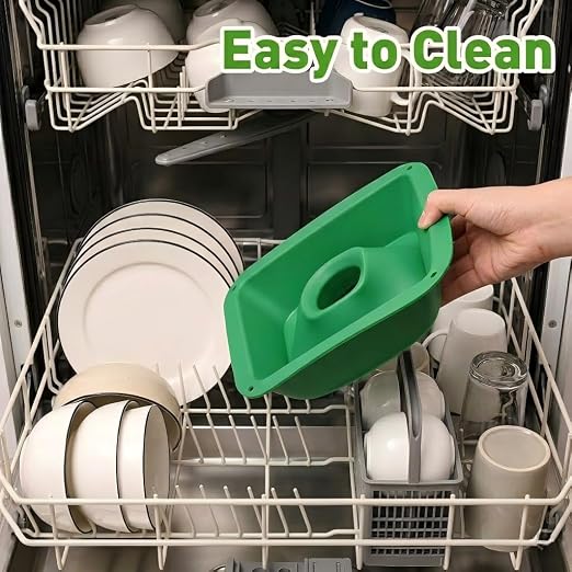 Extra Large Silicone Funnel with Stand Collapsible, Kitchen Funnel with Black Anti-Static Brush, Wide Mouth Design Fit All Size Dryer Trays, Easy Transfer Food to Mason Jars and Mylar Bags - Image 6