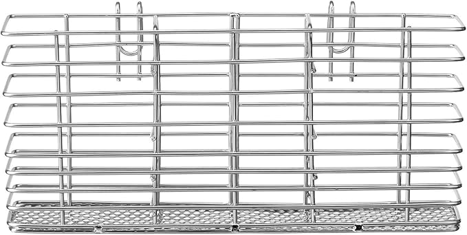 SANNO Stainless Steel Cutlery Utensil Holder Silverware Organizer Rack Dish Drying Rack with Stainless Steel Utensil Holder Large Dish Rack Drainer - Image 3