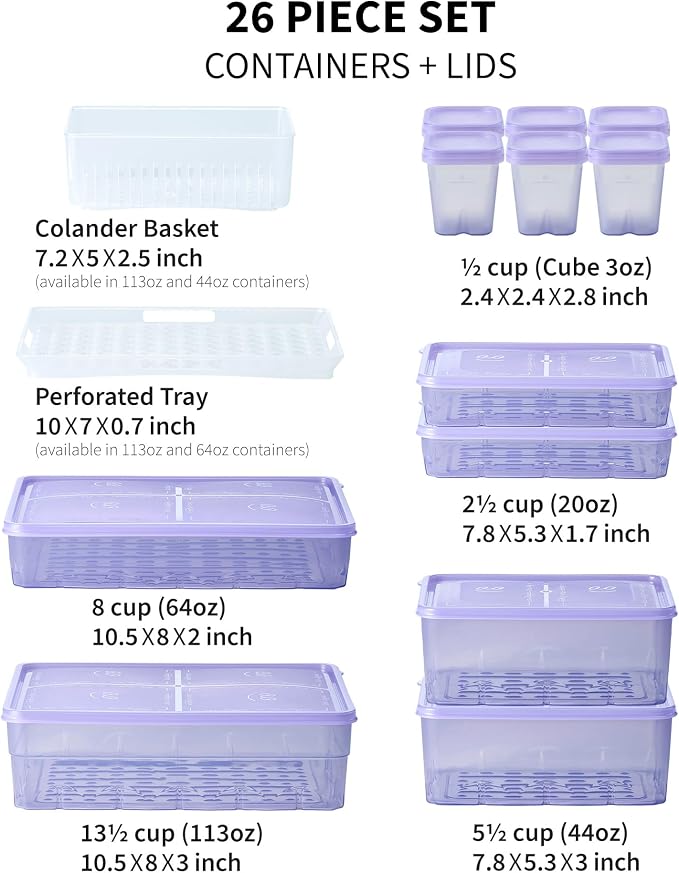 Freezer Containers for Food Storage 26pcs - Soup with Lids Safe - Twist Release - Flexible Frozen Design - BPA Free - Image 4