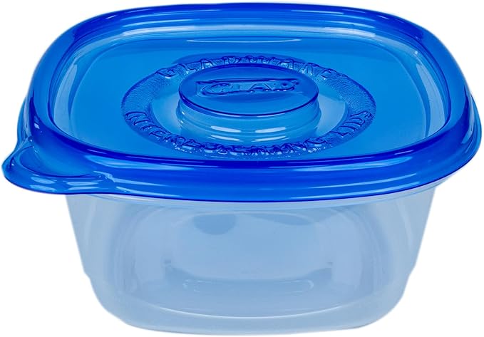 Glad GladWare Tall Entree Containers, Large Square, 42 Oz, 3 Count | Lock-tight seal for meal prep and lunches in a tall square format; microwave and dishwasher safe - Image 4