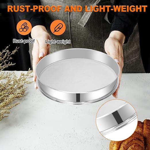 Sidasu 19.6" Vibrating Sifter Mesh Screen,100 Mesh Replacement Sieve | 304 Stainless Steel, Uniform Mesh Design, Easy Cleaning, Rust Resistant, For Flour Powder Grain Food Processing Applications - Image 4
