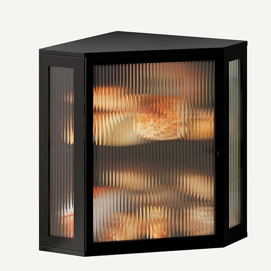 Corner Bread Box for Kitchen Countertop,Bread Storage (Black, Extra Large) | Double Layer Large Capacity Bamboo Bread Container Bin with Acrylic Door,Height Adjustable by Vellzeyce