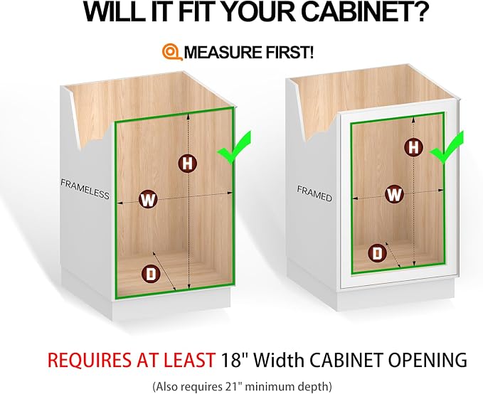 Cabinet Pull Out Shelves 17" W x 21" D, Chrome | Slide Out Cabinet Organizer, Heavy-Gauge Wire Storage Drawer, Ball-Bearing Glides, 100 Lb Capacity, Min 18" Cabinet Opening - Image 4