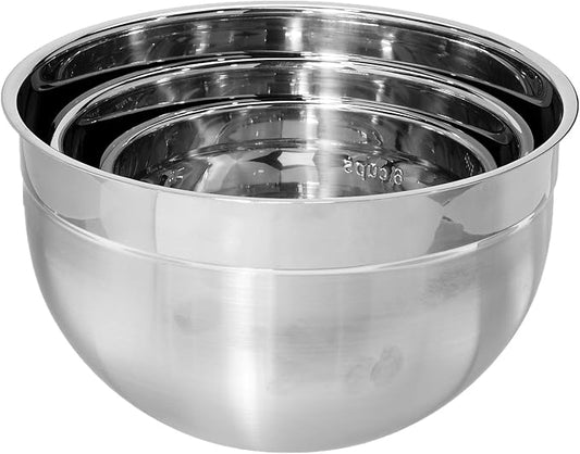Cuisipro Stainless Steel Mixing Bowl 3 Piece Set by Cuisipro