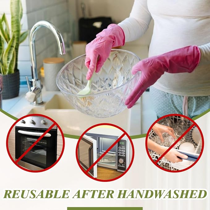 4 Pack Large Plastic Serving Salad Bowl Sets,Diamond | 4.5L,with Lids Forks Spoons,Disposable,Mixing Punch Bowls for party Eating Lunch Chip Candy Dish Meal - Image 4