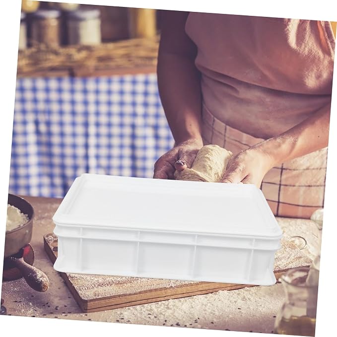 PRETYZOOM Stackable Pizza Dough Proofing Box Professional Bread Proofing Container with Covers for Home and Commercial Use Versatile Storage for Pizza Dough - Image 5