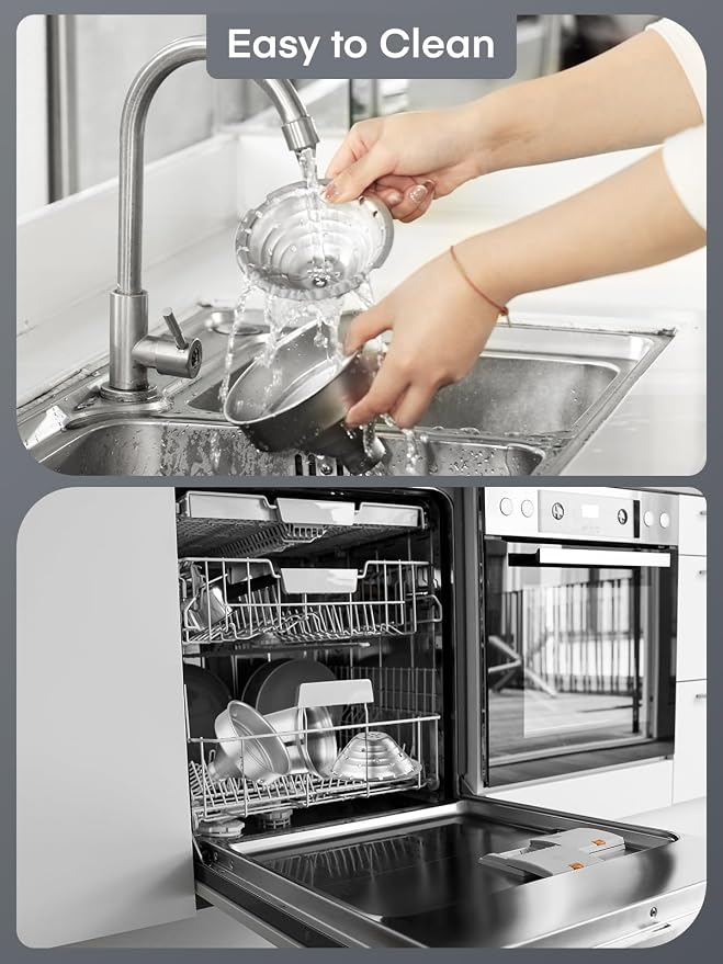 FOHERE Orange Juicer Squeezer, Cast Iron Lemon Squeezer, Commercial Citrus Juicer Hand Press for Orange, Lemon, Pomegranate, Grapefruit, Easy to Clean Citrus Squeezer with a Stainless Steel Cup - Image 9