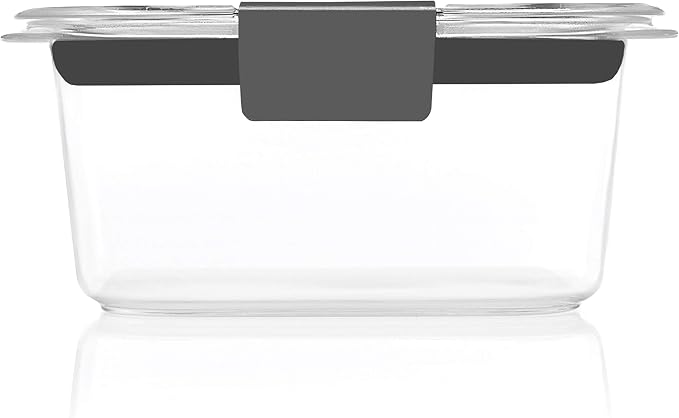 Rubbermaid Brilliance Food Storage Containers, Set of 5 (10 Pieces), BPA-Free, Leak-Proof, Clear - Image 5