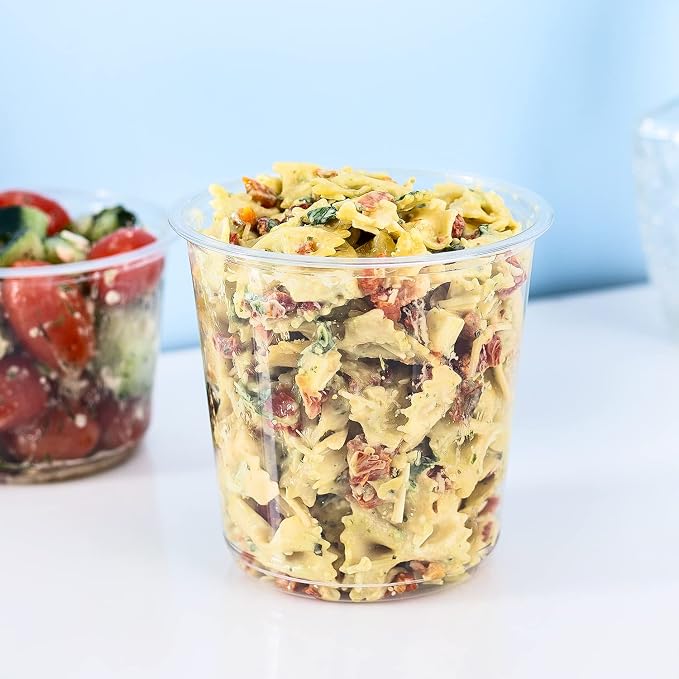 Karat 24oz PET Round Deli Container (117mm), FP-DC24-PET - 500 ct - Image 2