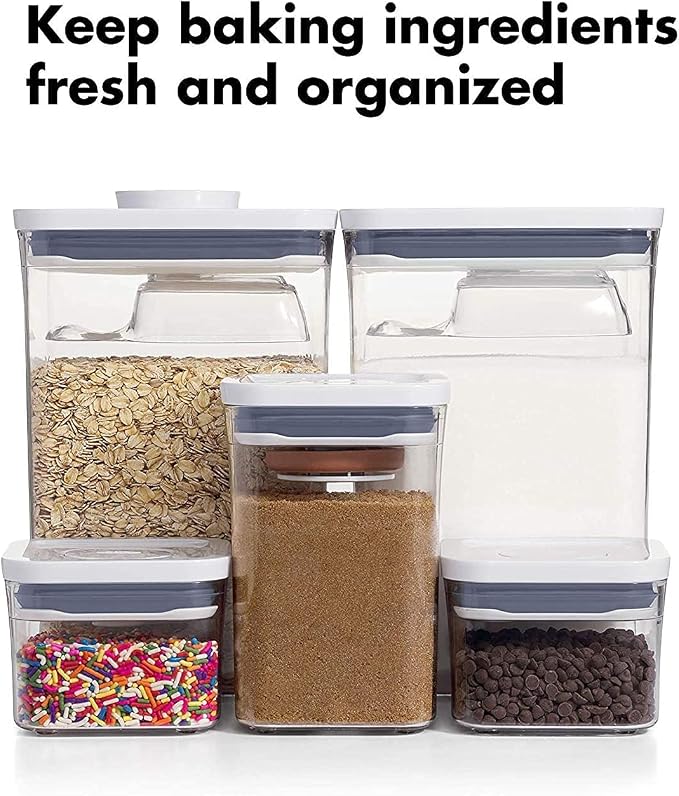 OXO Good Grips 8-Piece POP Container Baking Set with 5 Labels - Image 2