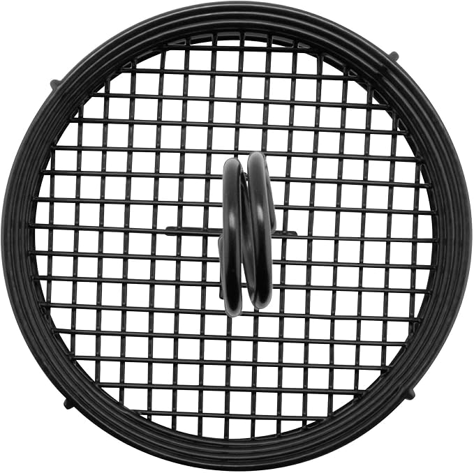 G.E.T. 4-31855 Black Round Stainless Steel Condiment Caddy Iron Polyethylene Coated Table Caddies Collection (Case of 12) - Image 2