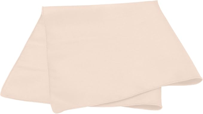 17x17-Inch Polyester Cloth Napkins, Ice Peach, Set of 24 | Bulk Case of 2 Dozen, Dinner Napkins, Square, Serged Edges, Machine Washable, Wrinkle-Resistant, Flame-Resistant, Orange - Image 2
