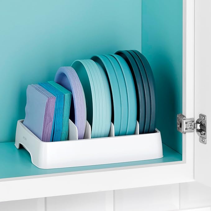YouCopia StoraLid Adjustable Food Container Lid Organizer for Kitchen Cabinet Storage, Small, 2-Pack - Image 7