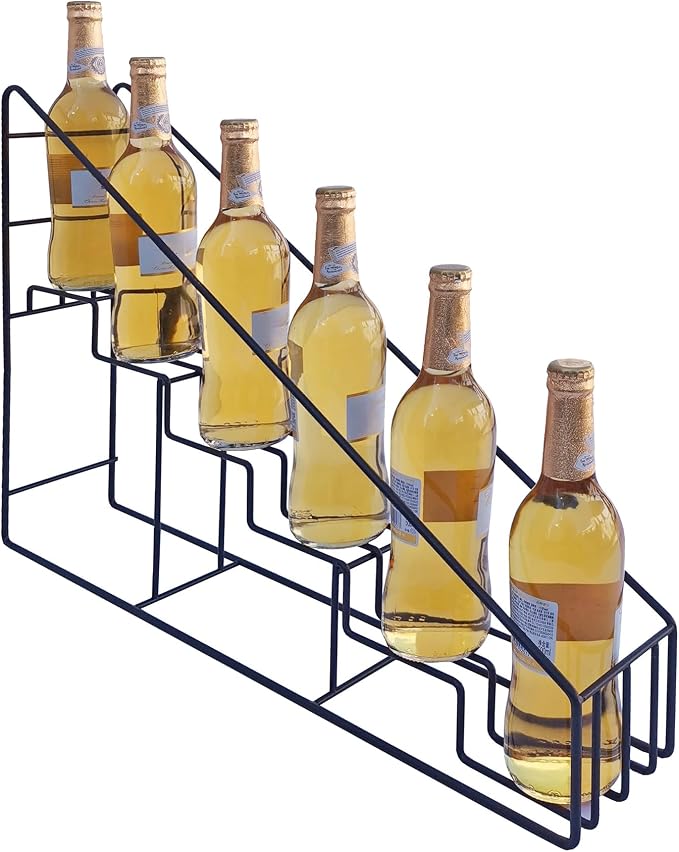FixtureDisplays® Coffee Syrup Bottle Rack Wire Rack Bottle Glorifier Display Stand Rack Bar Liquor Display 10031 by FixtureDisplays