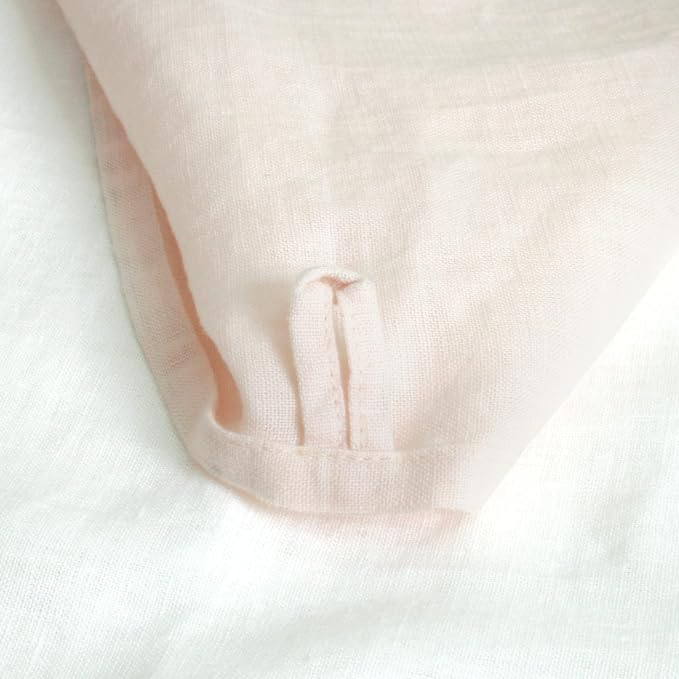 Linen World Linen Kitchen Towels 14 x 28 Inch,Decorative Tea/Kitchen Towels Set of 6,Stone Washed European Flax Dish Towels,Blush Pink - Image 2